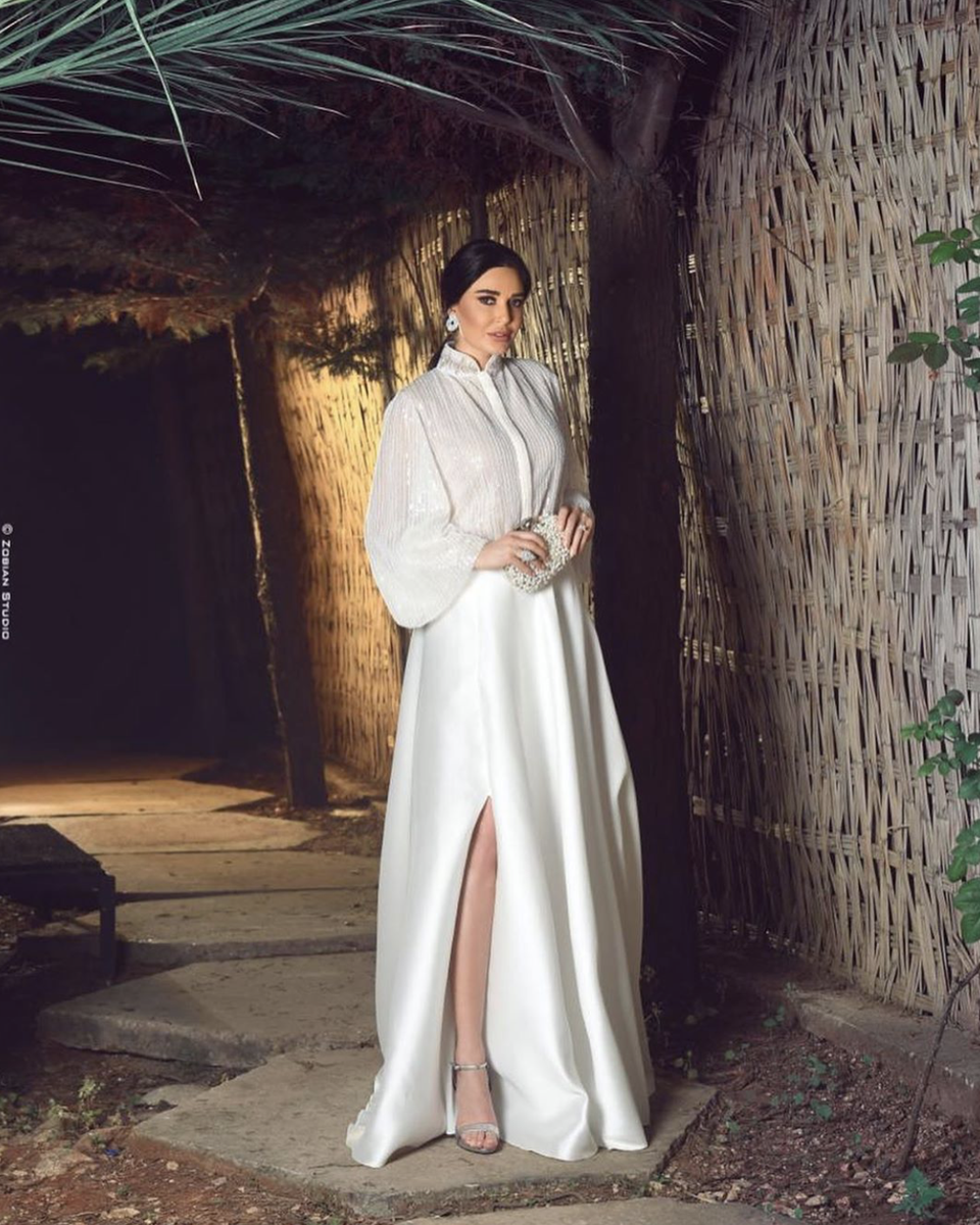 Cyrine Abdelnour in Tony Ward Couture